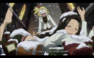 Drunk with lil snow outfit xD