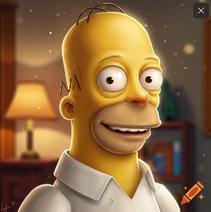 Homer Simpson Cursed