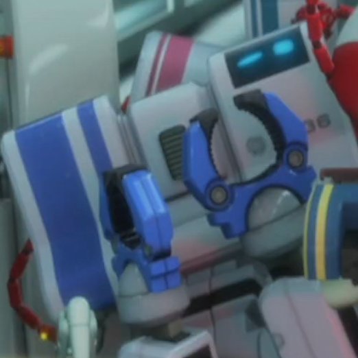 Blue Grabber Robot