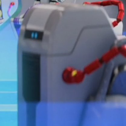 Tall Grey Robot