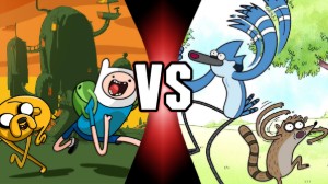 Finn e Jake Vs Mordecai e Rigby