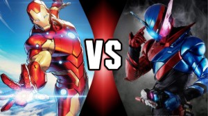 Homem de Ferro Vs Kamen Rider Build