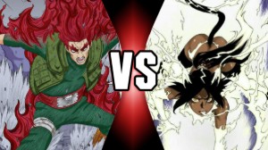 Might Guy Vs Yoruichi Shihoin