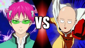 Saiki Kusou Vs Saitama