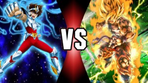 Seiya de Pégaso Vs Son Goku
