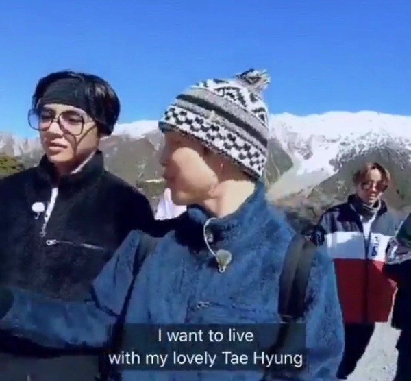 i want to live with lovely tae hyung