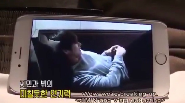 vmin acting as gay boyfriends breaking up in a self-directed film