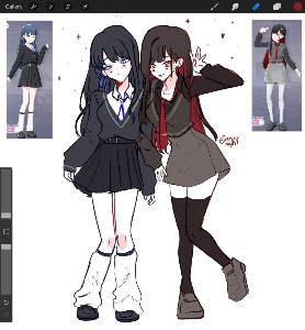 Ichian if they were fire girl and water girl