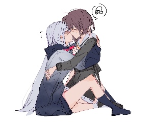 Kanaena kissing sloppily