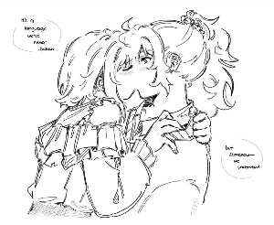 Mafuena with a quote
