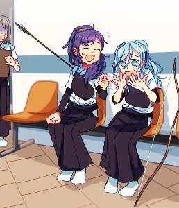 Shizumafu where Shizuku sucks at kyudo