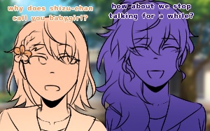 Why is mafuyu ourple