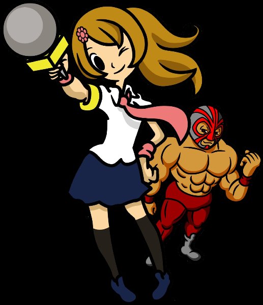 Reporter + Wrestler (Rhythm Heaven)
