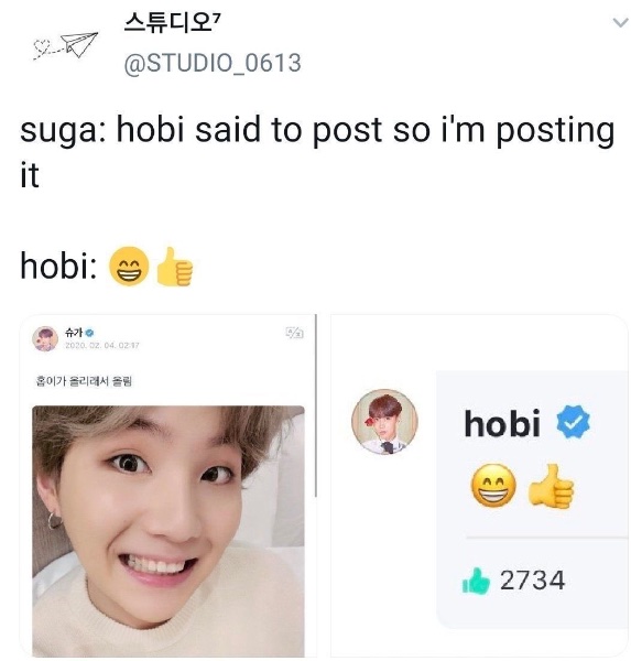 yoongi posting this selca