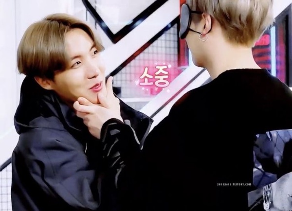 yoongi recognizing hobi