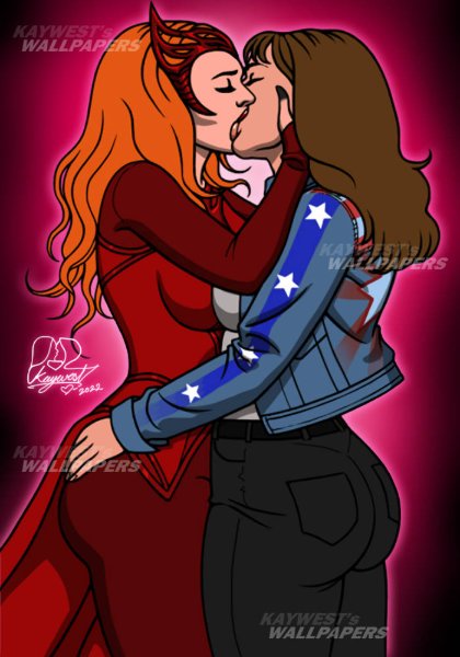 America Chavez x Wanda Maximoff
