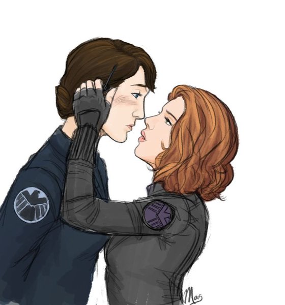 Maria Hill x Natasha Romanoff