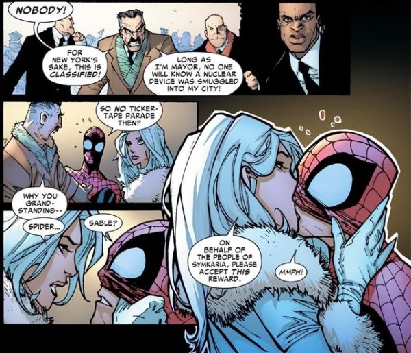 Peter Parker x Silver Sable