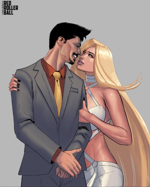 Tony Stark x Emma Frost