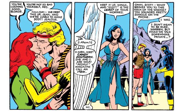 Warren Worthington III x Jean Grey