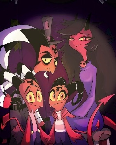 The Bucko Family: Cash, Tilla, Blitzø, and Barbie Wire