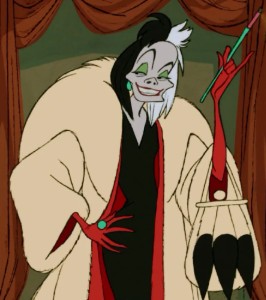 Cruella de Vil — One Hundred and One Dalmatians (1961)