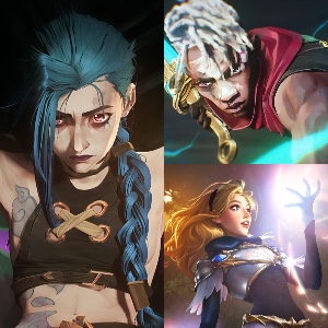 timelightcannon / ekko x lux x jinx