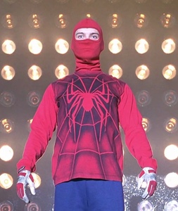 Tobey's wrestler suit