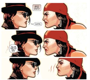 Comic natasha x elektra