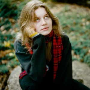 Girl in red