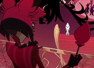 Alastor’s shadow x Lucifer