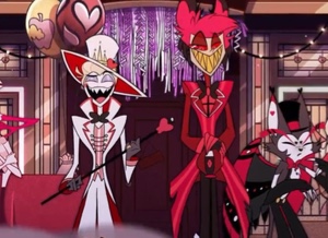 AlcoholicRadioApple(Alastor x Lucifer x Husk)