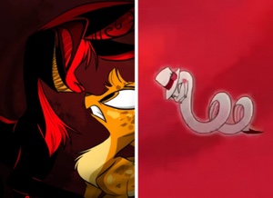 Deer Alastor x Snake Lucifer