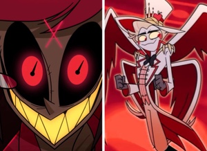 Demon Form Alastor x Lucifer