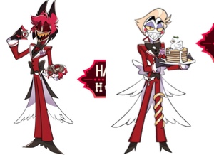 Maid and Butler cafe Alastor x Lucifer