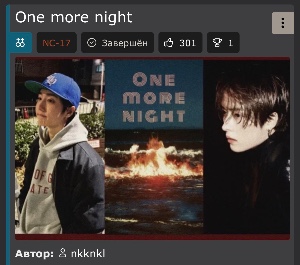 one more night