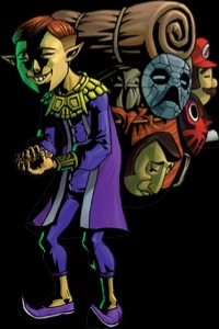 Happy Mask Salesman