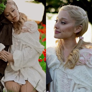 Poppy Field White Sweater Dress