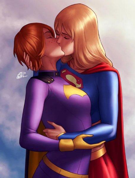 Barbara Gordon x Kara Zor-El