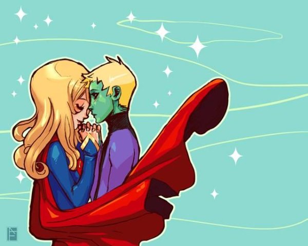 Brainiac 5 x Kara Zor-El