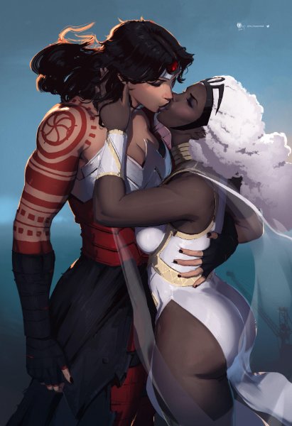 Diana Prince (Absolute) x Ororo Munroe (Crossover)