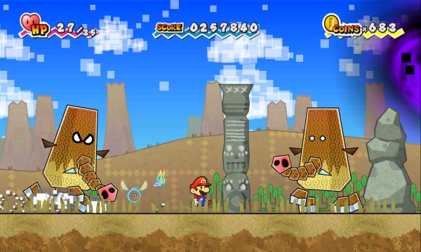 Super Paper Mario - Flint and Cragley