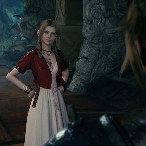 Aerith Ambushing cloud