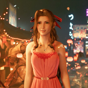 Aerith's pink dress reveal