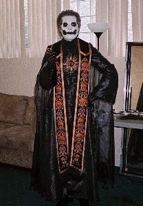 Black and gold robes