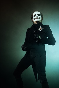 Black suit with papal paints
