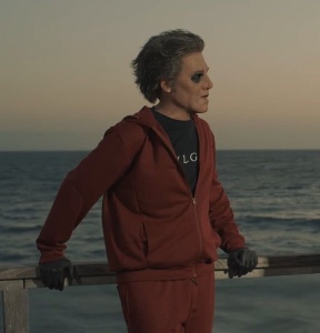 Red tracksuit