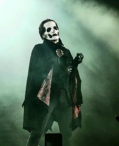 Vampire cape with papal paints