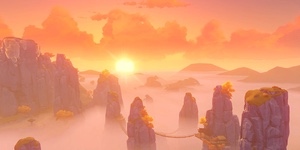 Mist-Veiled Stone Forest