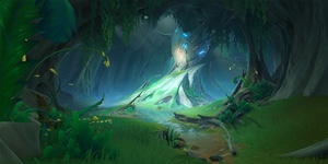 Scenery Within Elynas' Depths